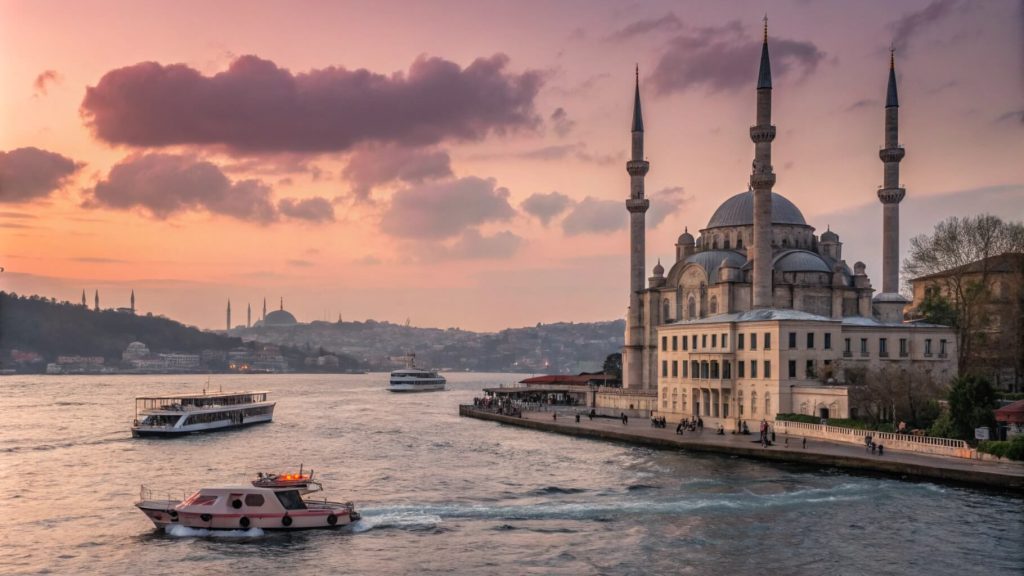 Bosphorus Strait in turkey