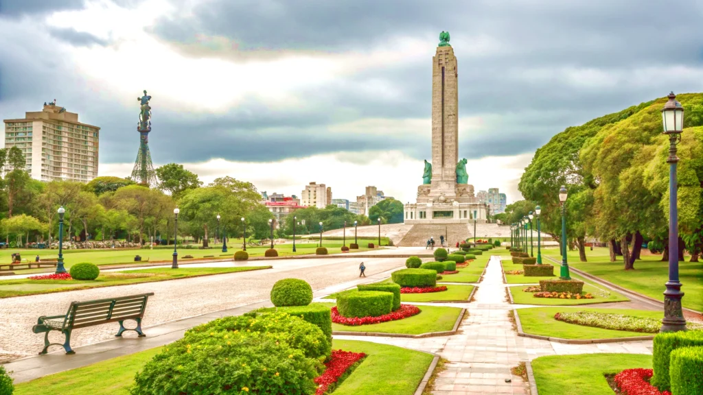 flag national park in rosario where Lionel Messi was born